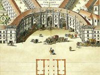 1682-2  La Porta di Po, Eridania, raffigurata nel Theatrum Sabaudiae del 1682, corrispondeva all'imbocco dell'attuale via Po