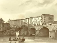 1837  la piazza e il ponte Vittorio Emanuele