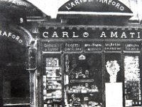 1901  Cancelleria Amati via Garibaldi 9 aperto 1881. Chiude fine anni 50. Poi gioielleria Stella d'Oro.