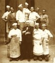 il Comm. Giuseppe Feletti con i suoi collaboratori - 1925
