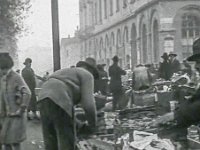 1928  Il mercato di Porta Palazzo davanti all'ex caserma dei pompieri