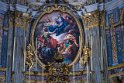 Pala dell'altare maggiore raffigurante la Madonna con i tre santi martiri, opera di Gregorio Guglielmi, realizzata fra il 1765 ed il 1766.