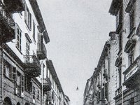 via della Rocca  via Della Rocca tra v.Mazzini e  corso Vittorio nel 1960